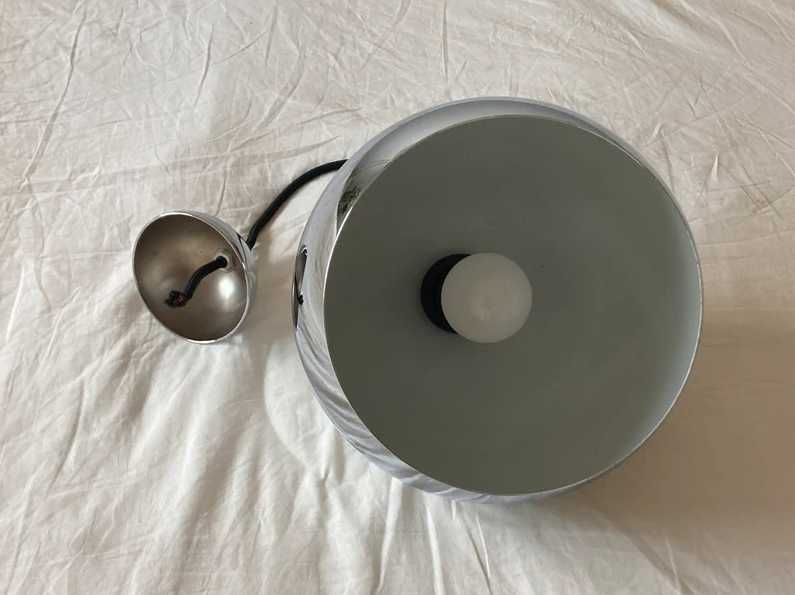 Candeeiro de teto vintage chrome