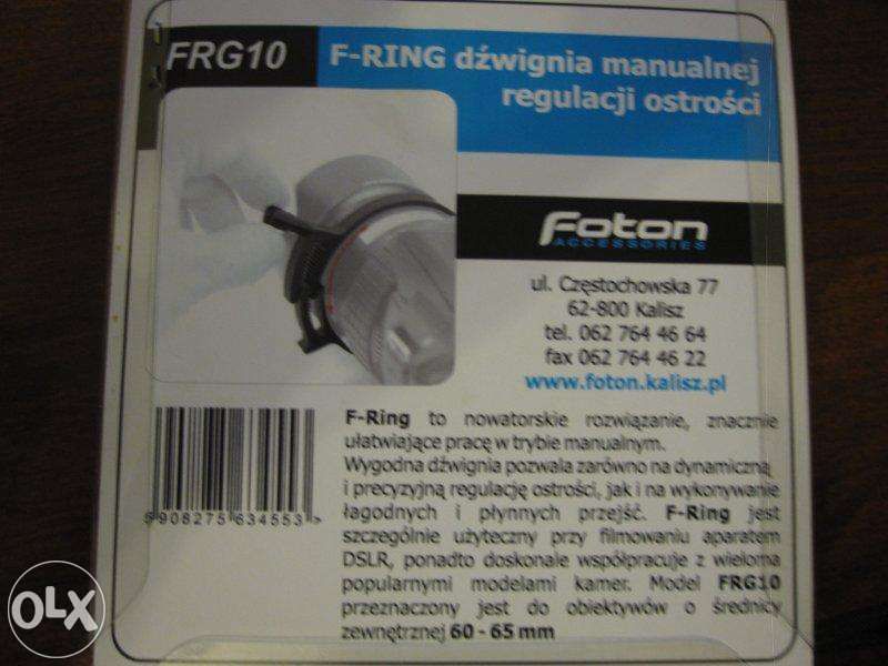 F-RING 60-65 mm dźwignia manualnej regulacji ostrości FRG10 Foton