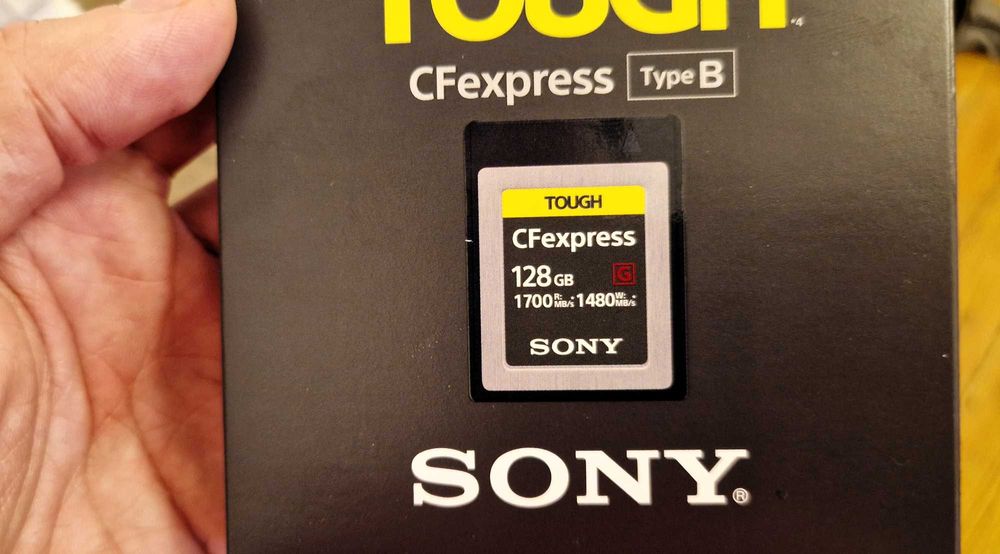 2 X CFexpress B 128 GB Sony Tough NOVOS
