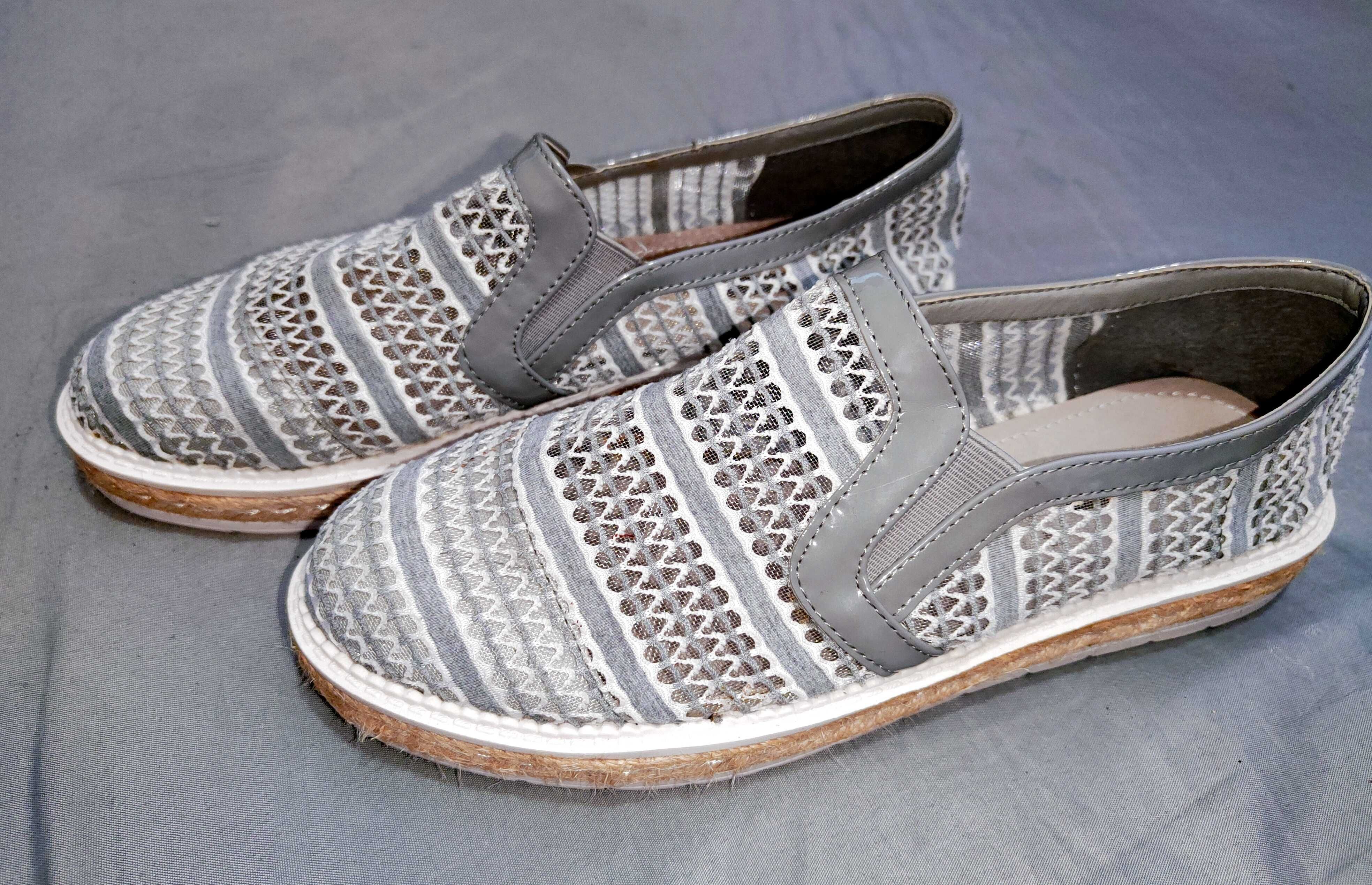 VICES espadryle letnie wygodne siateczka roz 40