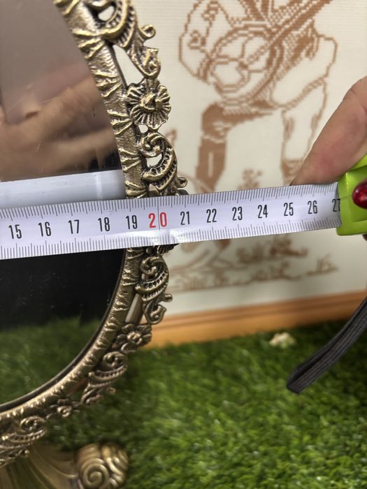 Espelho em latao de mesa