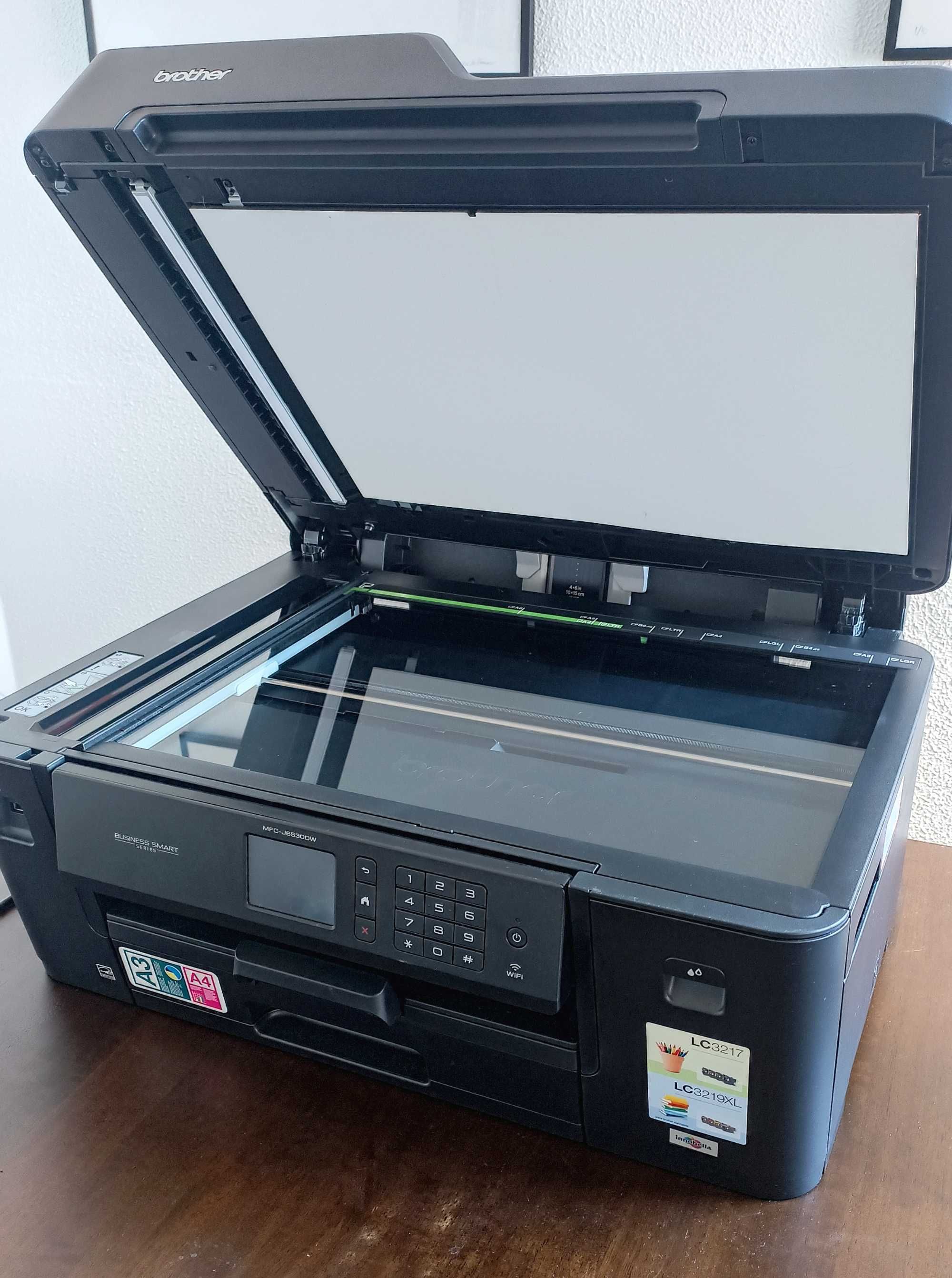 Multifuncional Brother (até A3) WiFi Impressora Scanner Copiadora Fax