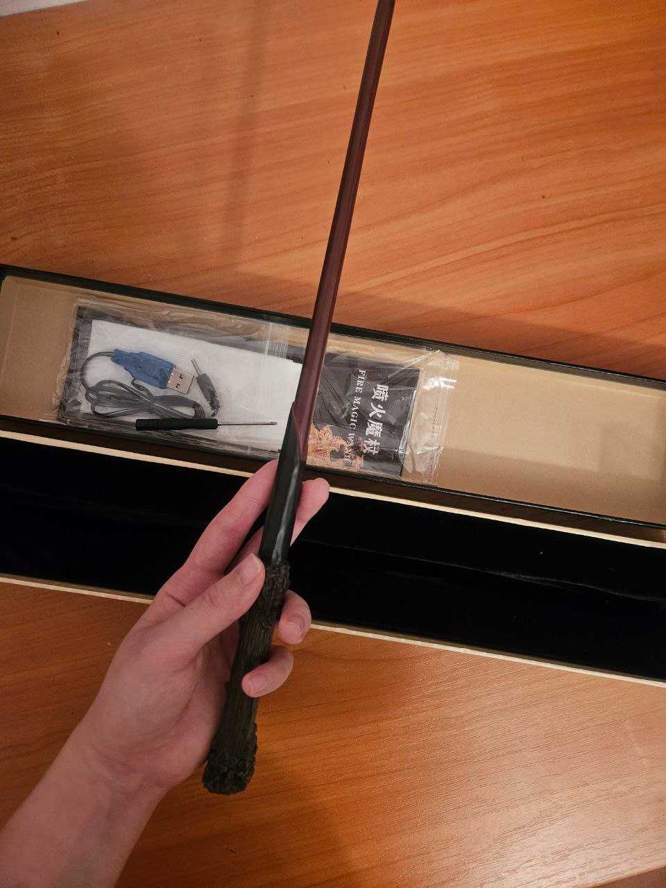 Палочка Гарри Поттера стреляющая огнем и специальная бумага