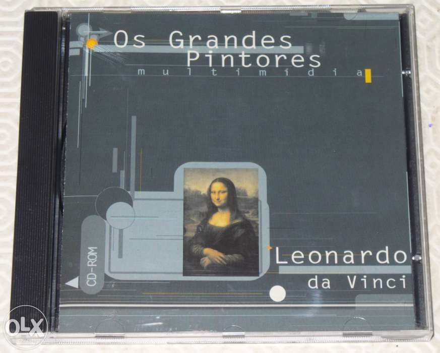 2 cd-rom Os grandes pintores - Leonardo Da Vinci e Goya