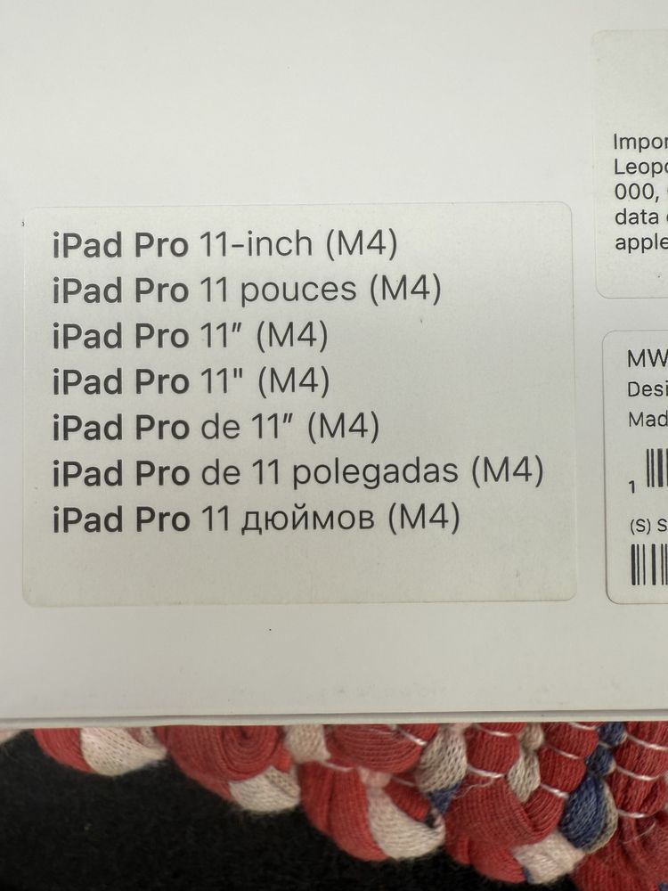 Capa para ipad pro 11 polegadas M4 original Apple