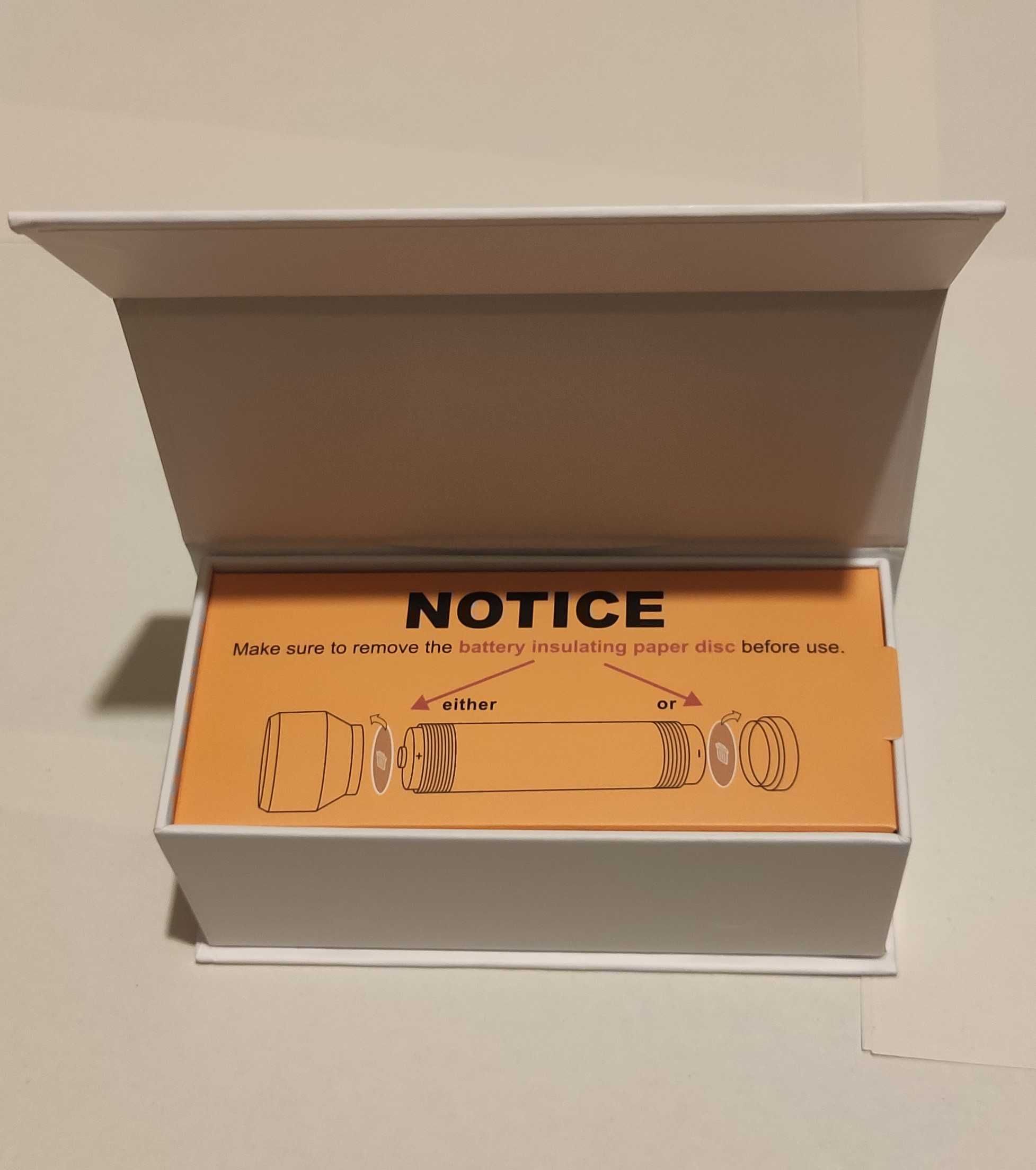 Latarka LED EDC wurkkos TS22 4500lumenów ogniwo 5000mAh czarna mocna