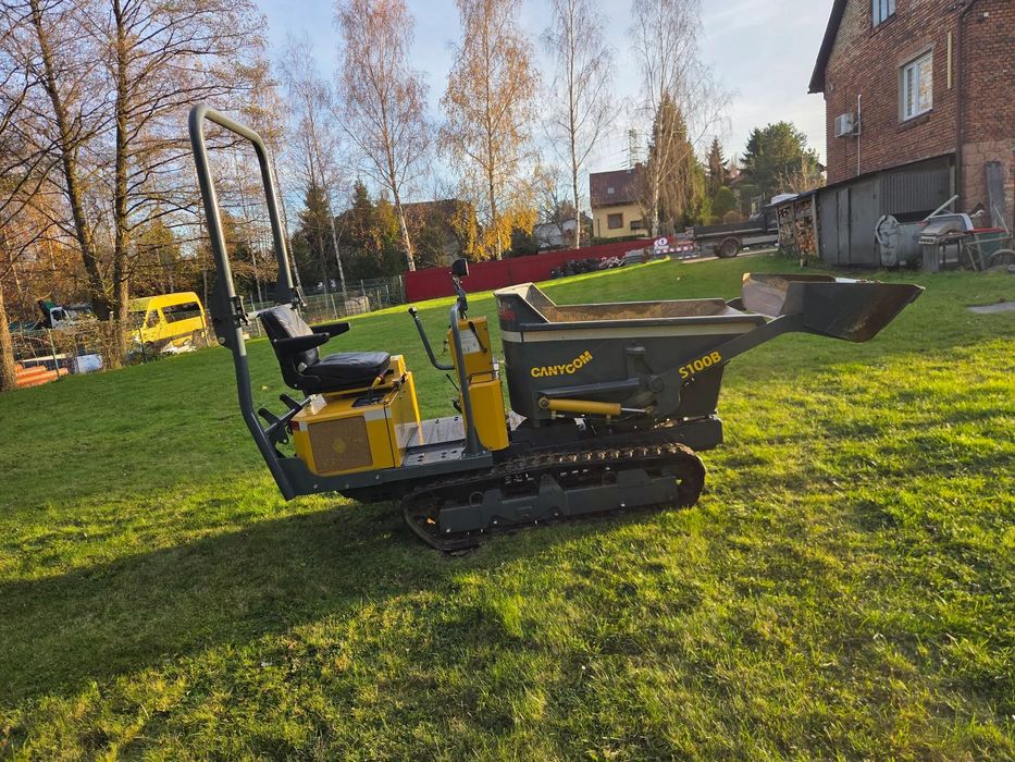 Kubota Cany com  Wozidełko taczki  samazaładowcze canycomSilnik kubota