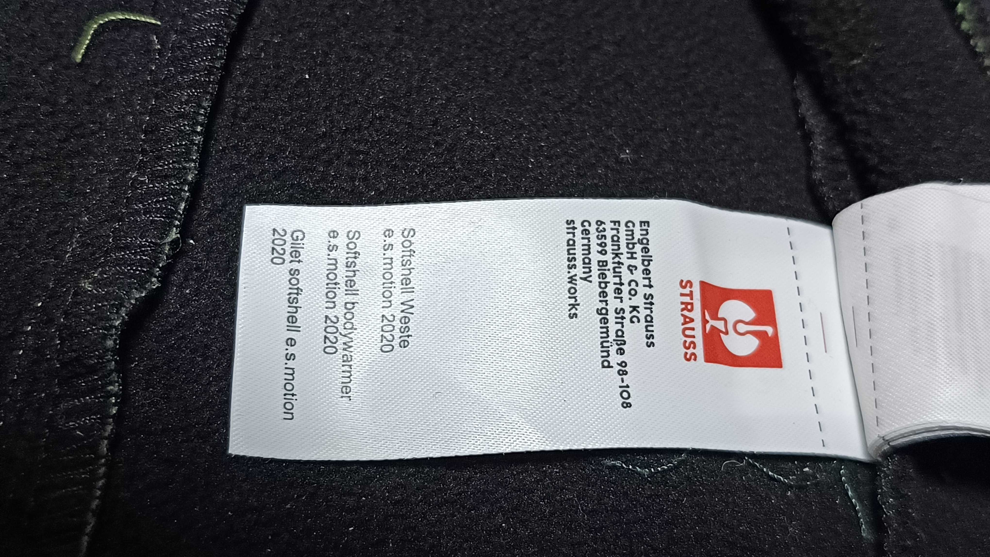 Męska kamizelka softshell ENGELBERT STRAUSS MOTION 2020 r.2XL idealna
