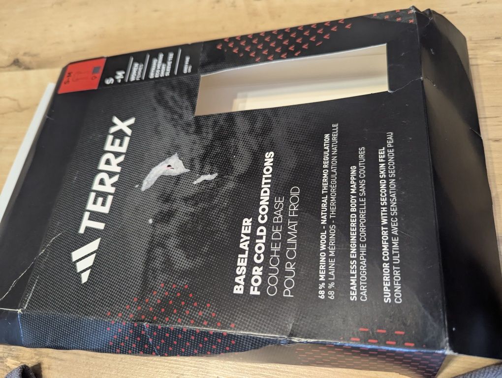 Koszulka merino Drynamo Terrex nowa S-M Baselayer  merynos wełna