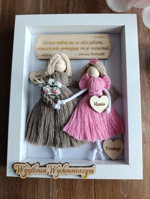 Ramka w podziękowaniu dla nauczycielki wychowawczyni zakończenie roku