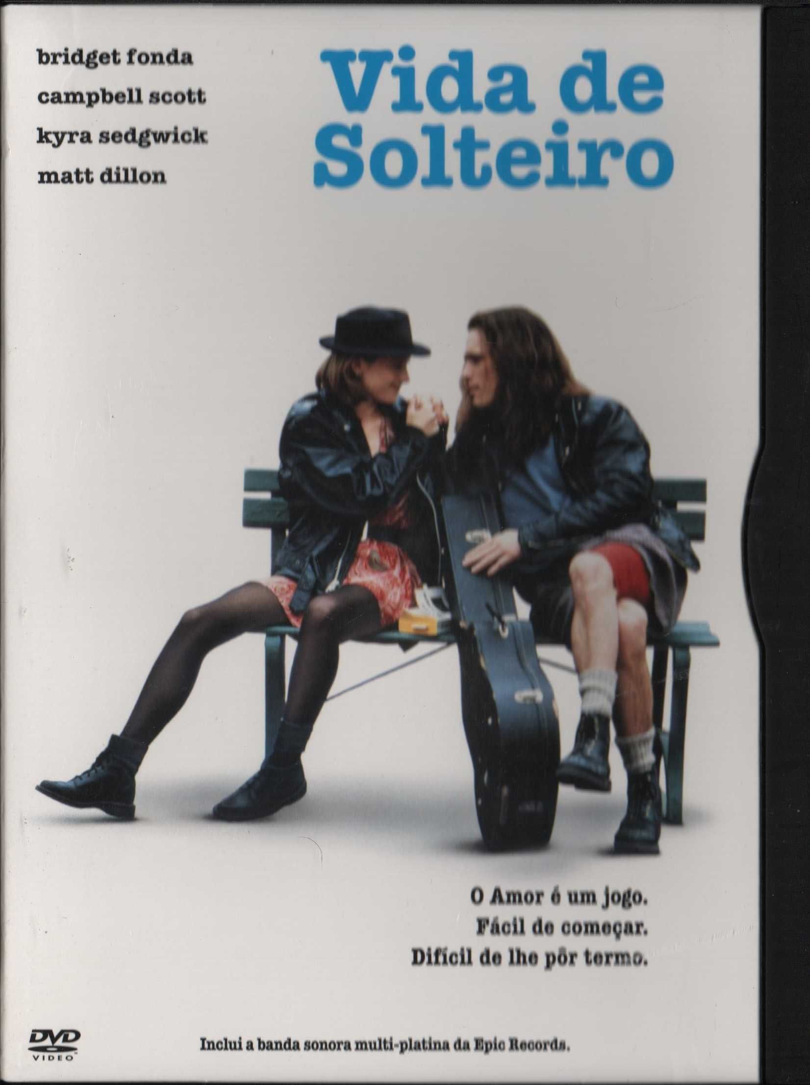 Dvd Vida de Solteiro - comédia - Bridget Fonda/ Matt Dillon - extras