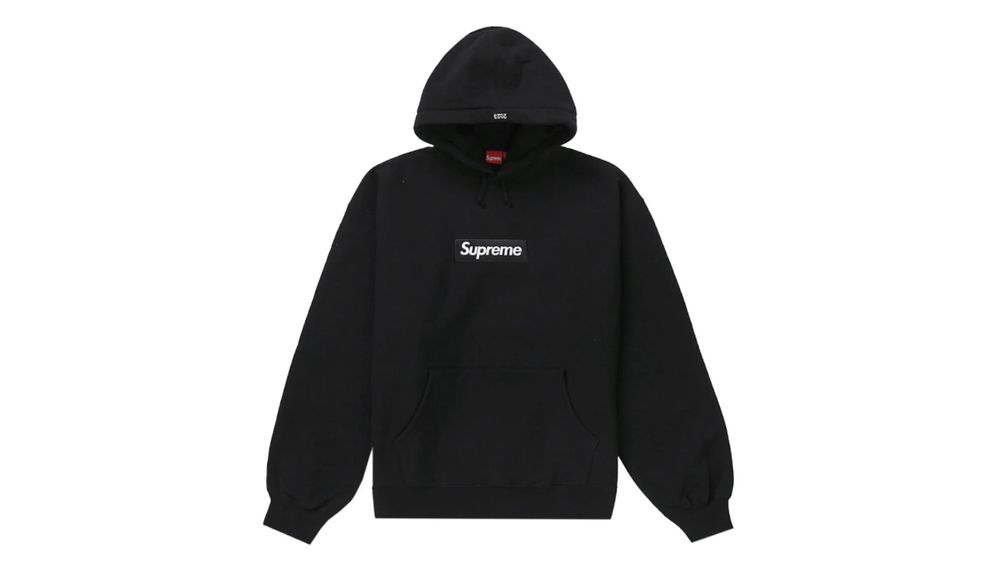 Новая Худи Supreme Box Logo Hooded Sweatshirt Black Hoodie Оригинал