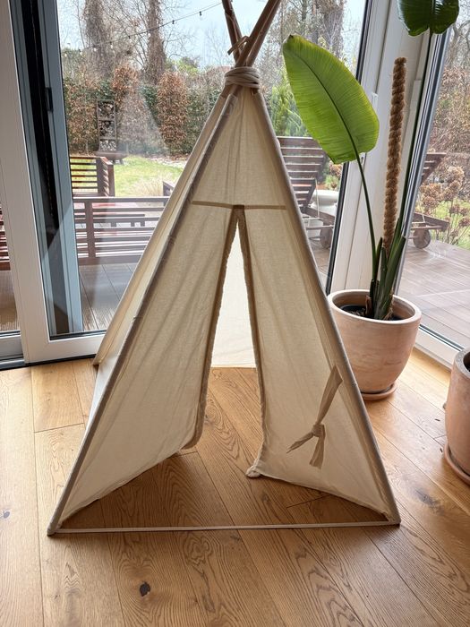 Tipi namiot dzieciecy boho bezowy matki Oh bebe