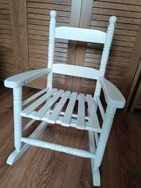 Krzesło, krzesełko bujane dla dziecka drewniane mebelek