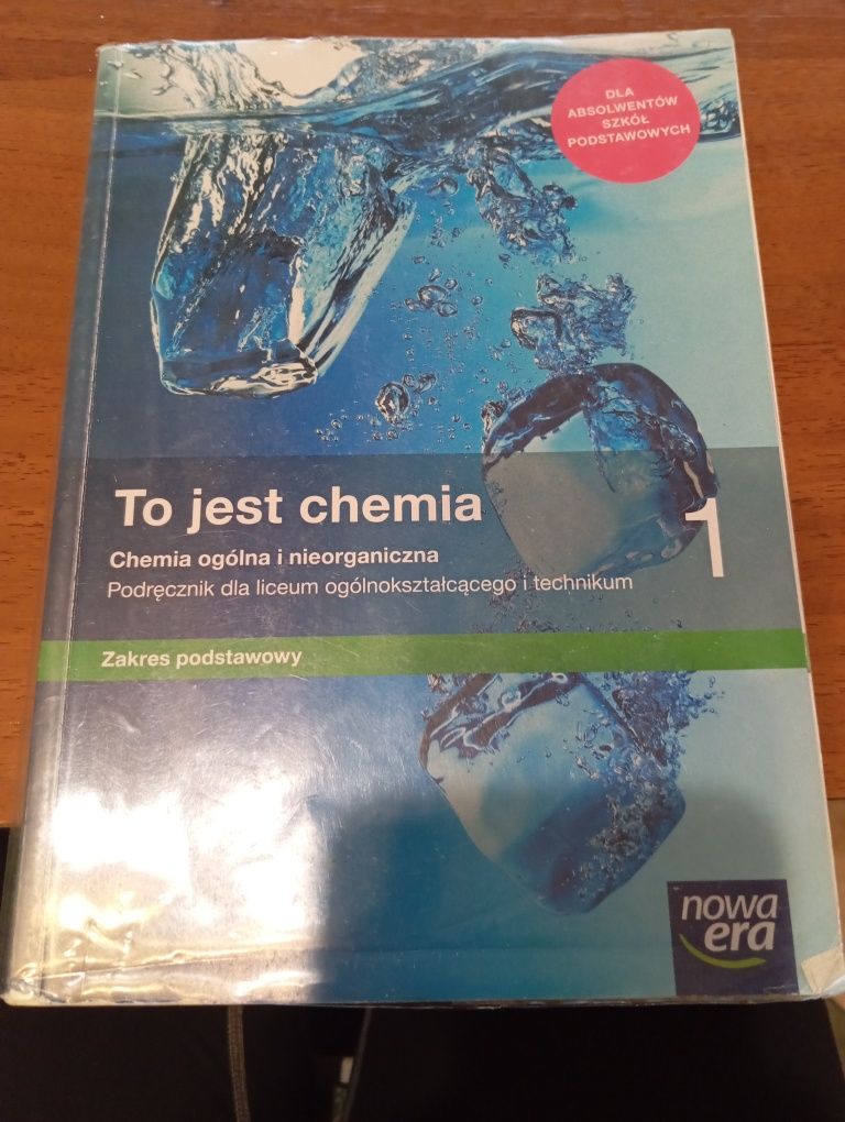 To jest chemia 1 liceum