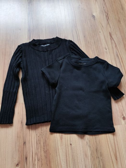 Sweterek + t-shirt Reserved 110 ,prążek
