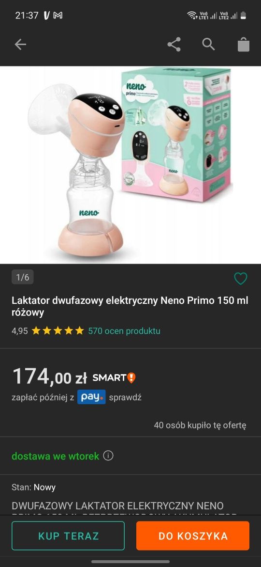 Laktator Neno bardzo dobry stan