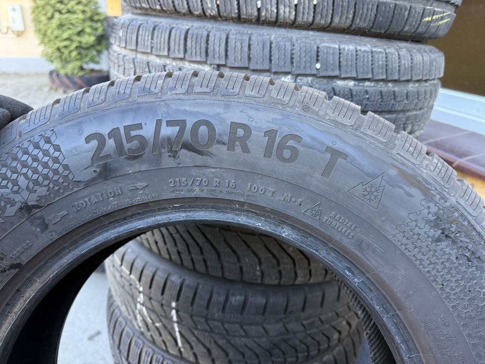 2xContinental 215 70r16., 2022 6mm