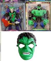 LIKWIDACJA !!! Zestaw 2 figurek + maska hulk joker