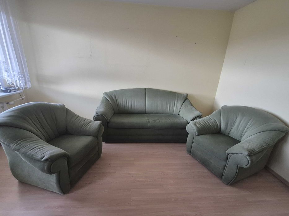 komplet wypoczynkowy i biurko