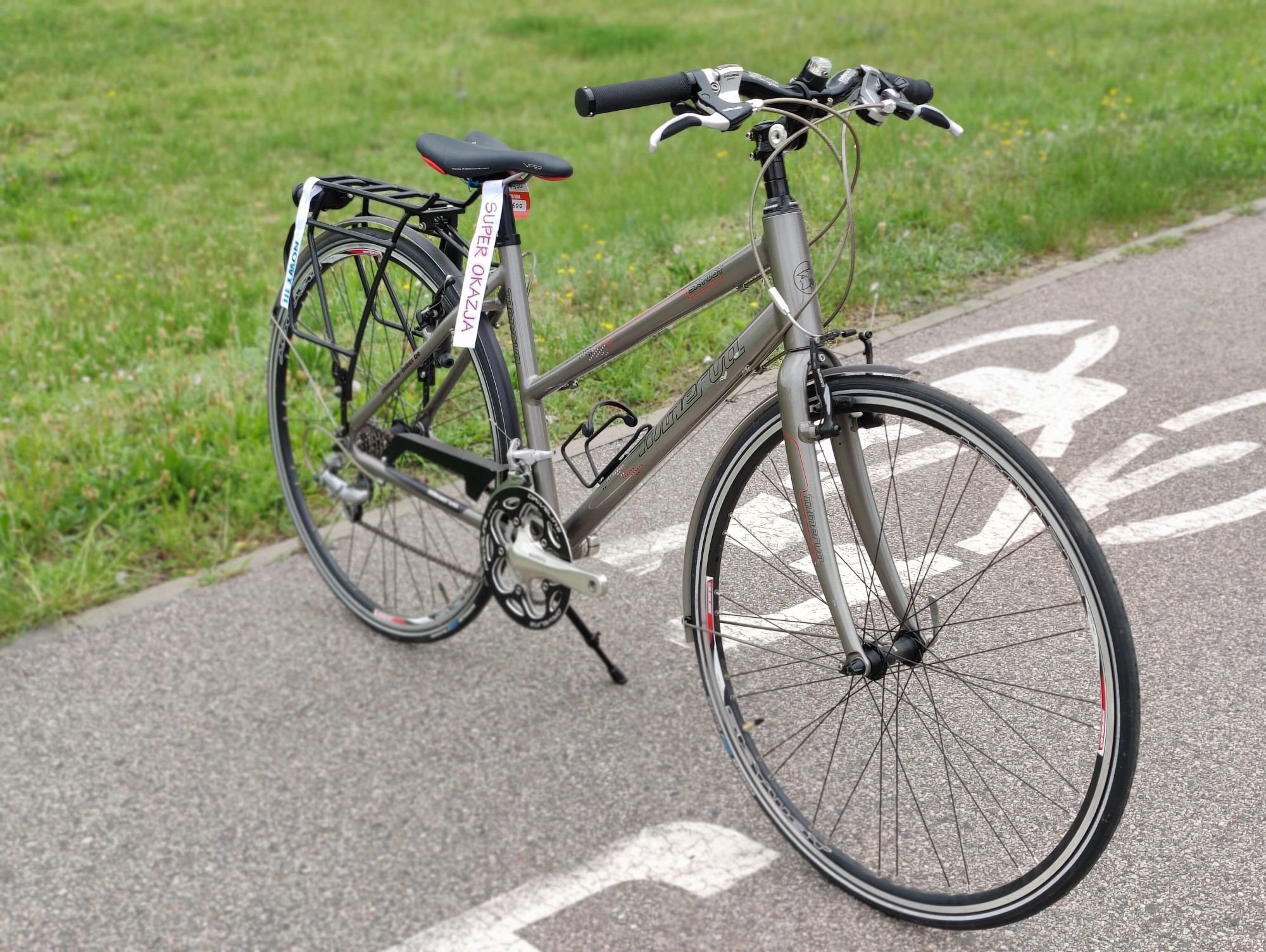 NOWY | Rower fitness szosowy MINEVRA 46cm Shimano TIAGRA 2x9 Parallax