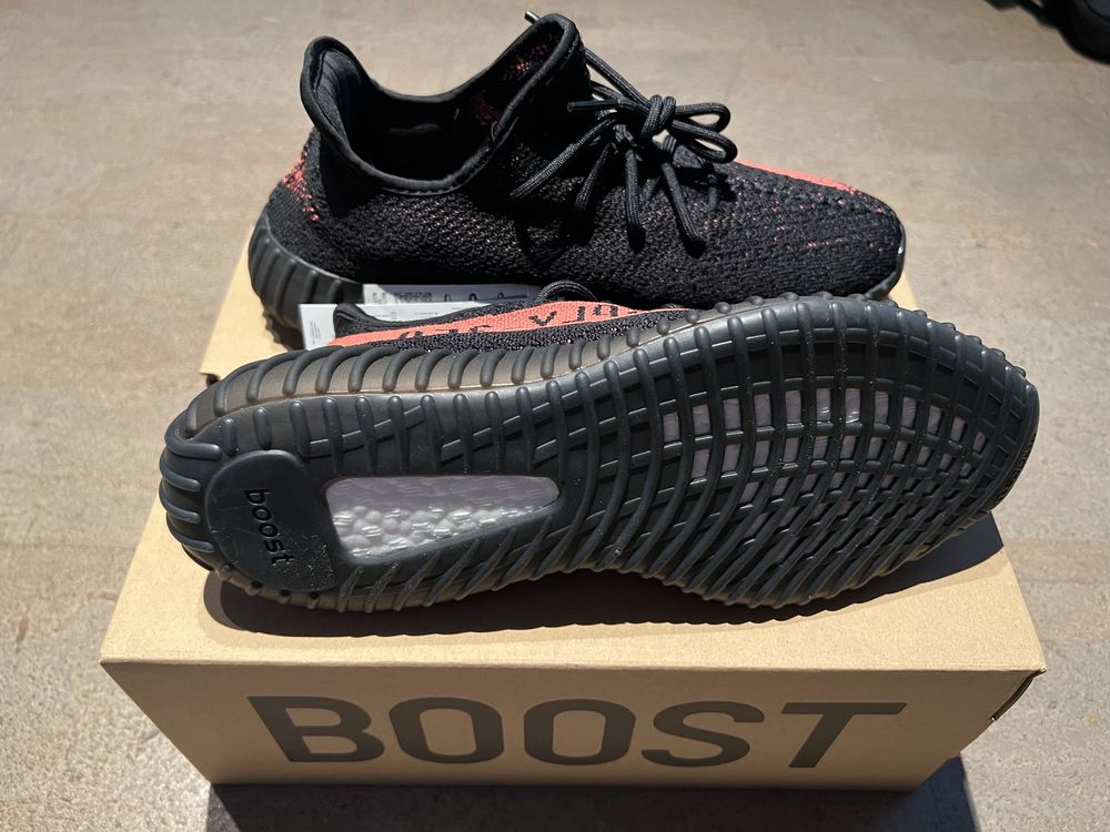 Yeezy Boost 350 V2 Black/Red • Nowe, oryginalne, rozmiar 43 1/3