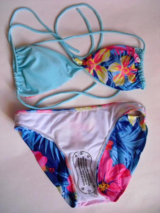 Bikini Floral/Azul [NOVO] (Portes grátis!)