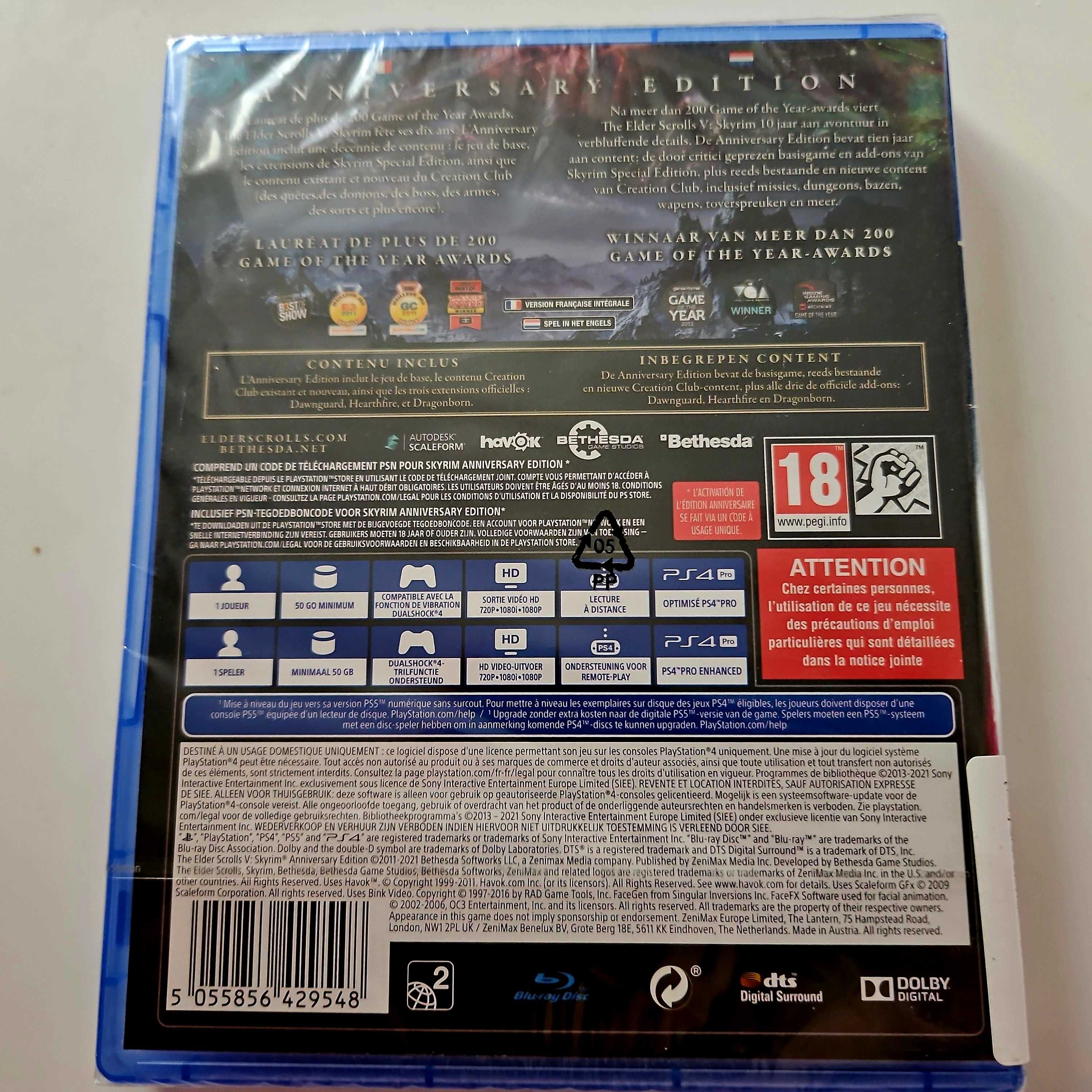 Skyrim Anniversary Edition PL - PS4 + PS5 I Folia