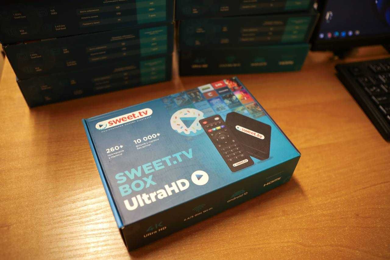 Медіаплеєр Android TV-приставка iNext 5 SWEET.TV Box UltraHD