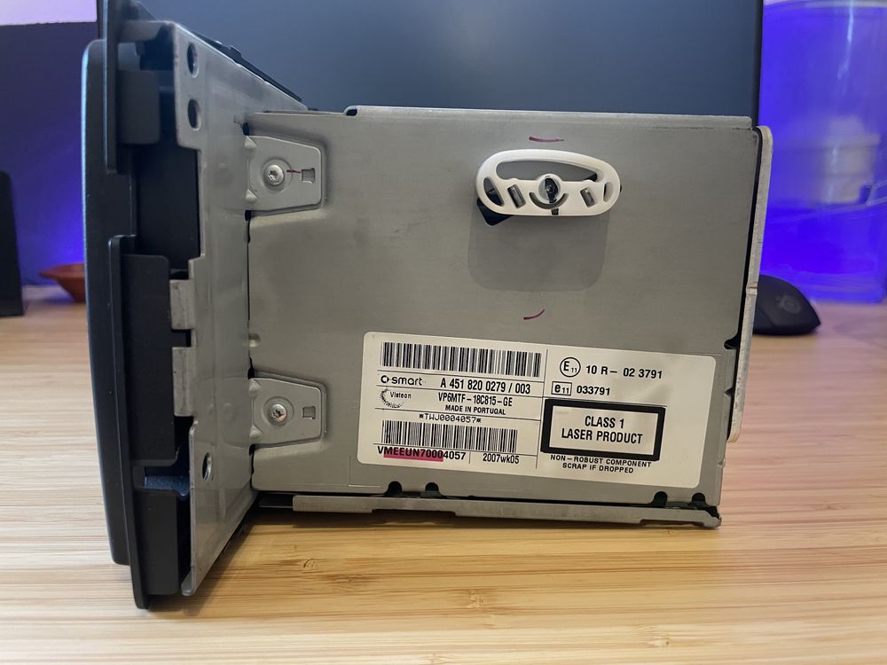 Rádio Smart Fortwo 451