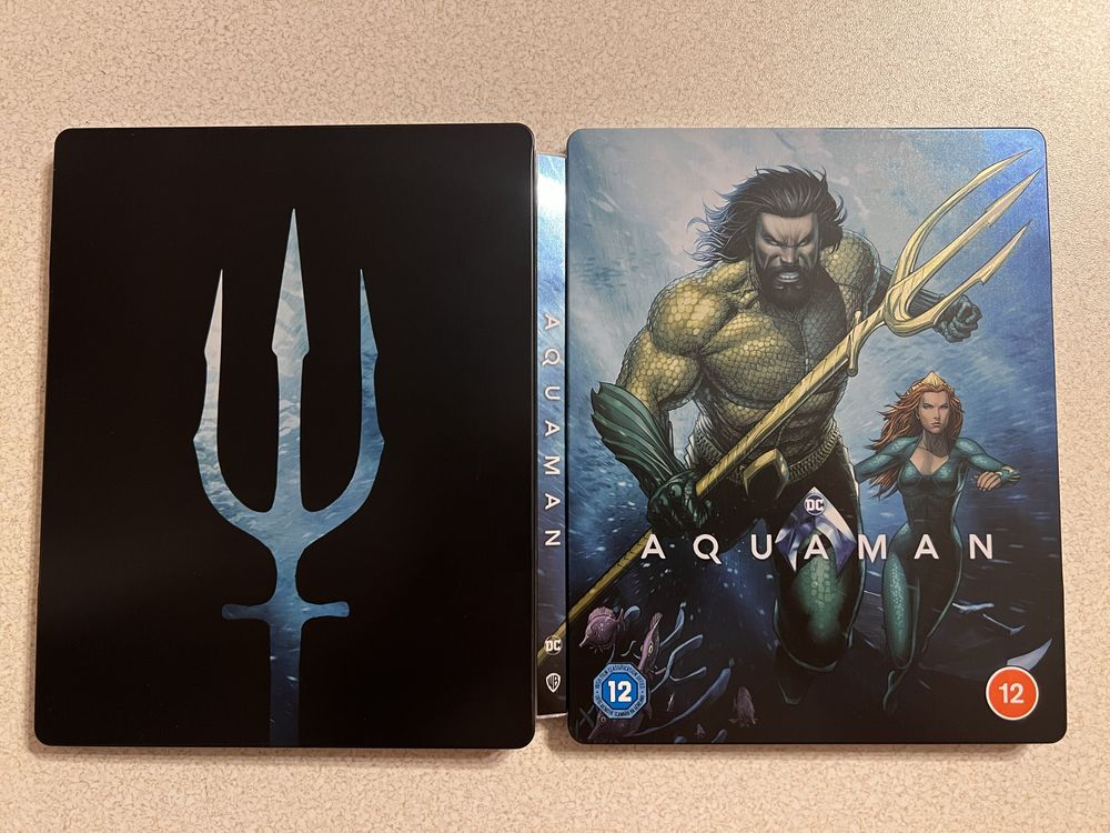 Aquaman Steelbook 4k UHD Steelbook + protektor