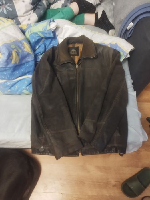 Kurtka męska skórzana XL