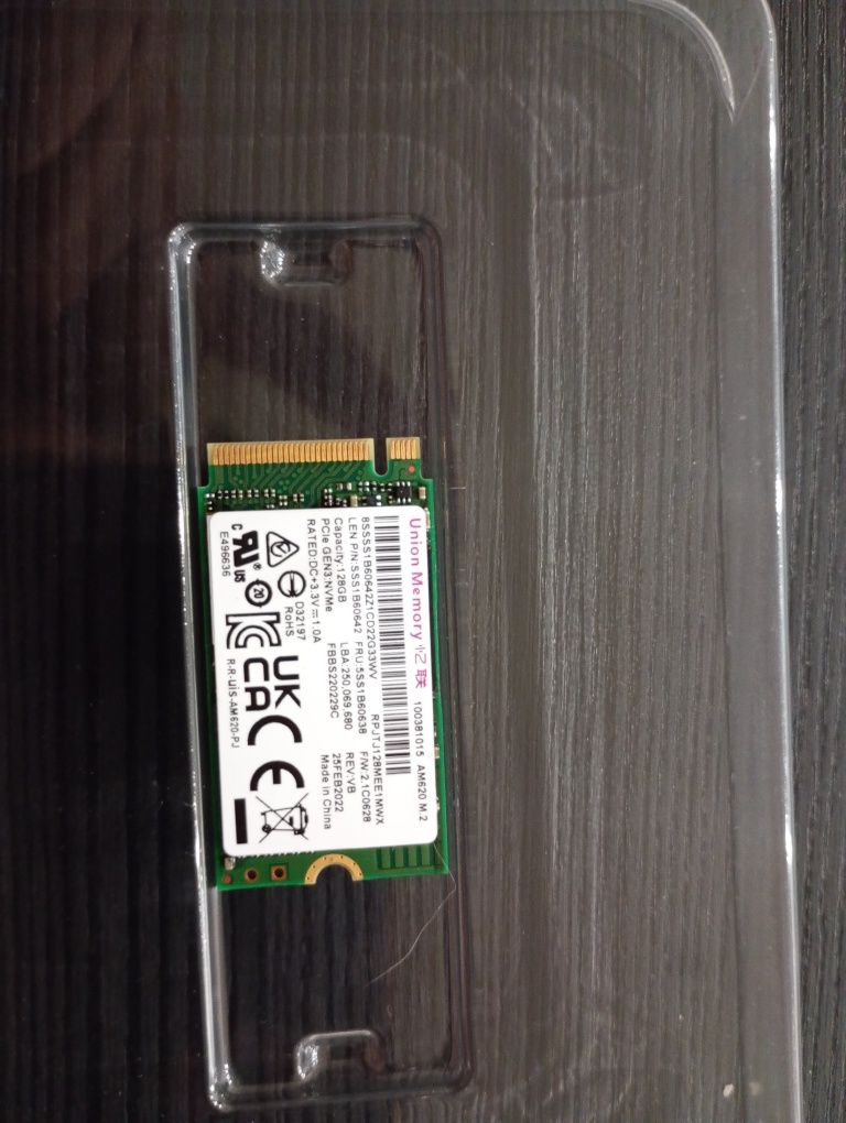 Vendo Memória SSD de 128 GB