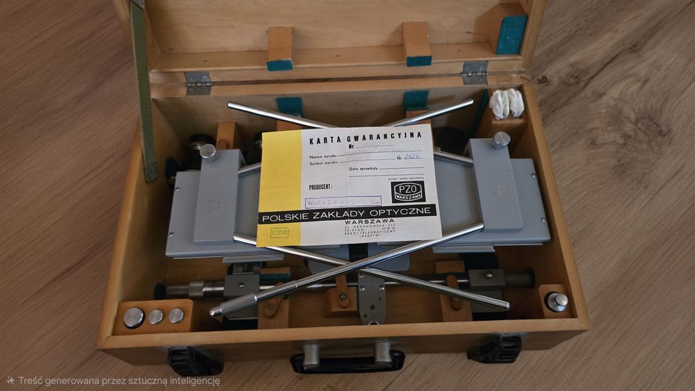 Stereoskop lustrzany SLS 2 PZO 100% kompletny, jak nowy!