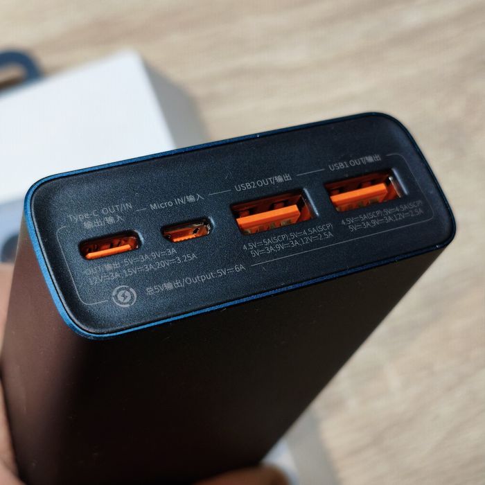 Baseus Adaman Metal 65W Power Bank 20000mAh для ноутбука та телефону