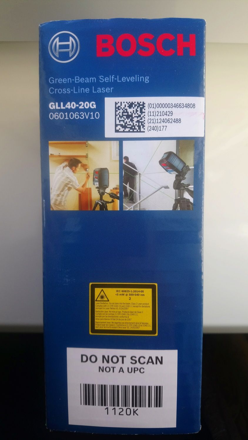 Лазерный уровень нивелир BOSCH GLL 40-20g Professional