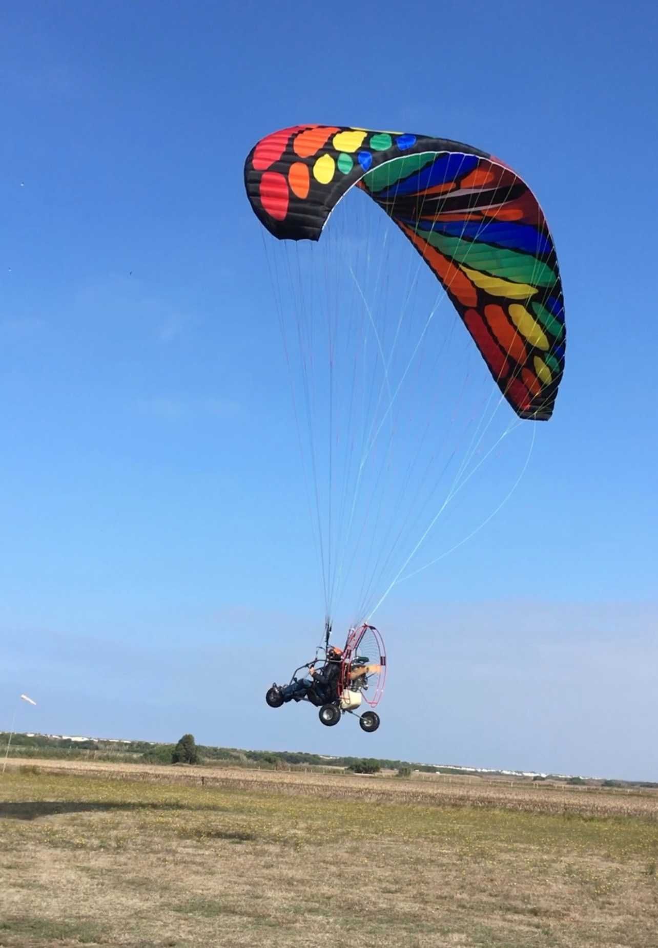 Asa paramotor AirDisegn Rama Flex Versão "Butterfly"