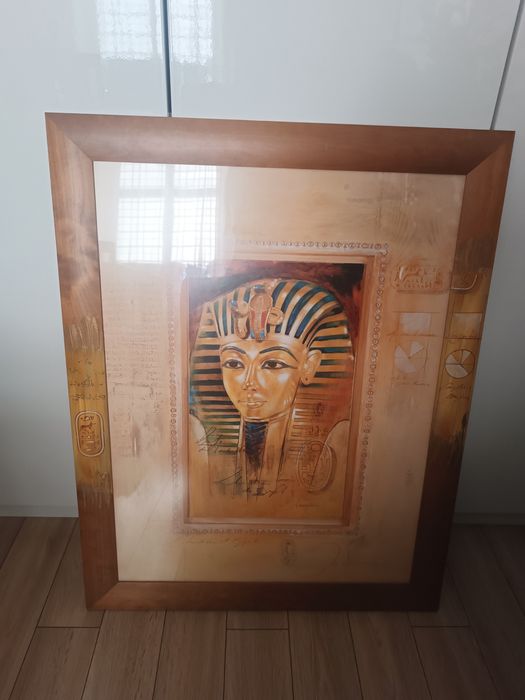 Duży obraz Faraon 72x92cm