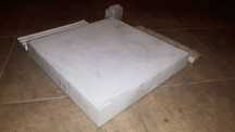 Teflon Płyta teflonowa 335mm x 335mm x 50mm