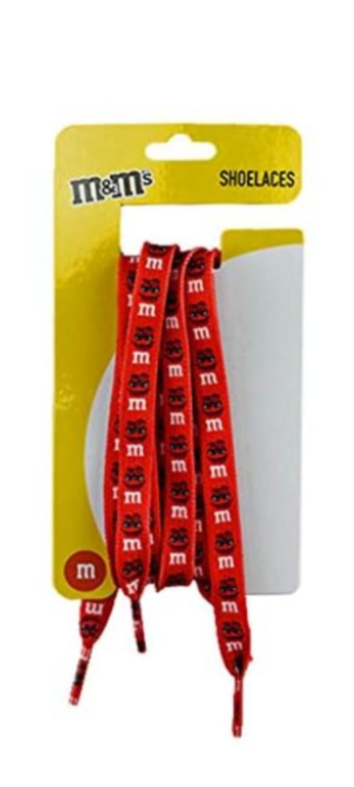 Шнурки M&Ms красные 110 cm