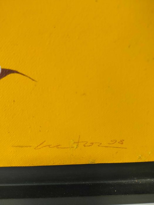 Quadro a óleo s/ tela de Vitor Silva Barros  " O século das luzes"