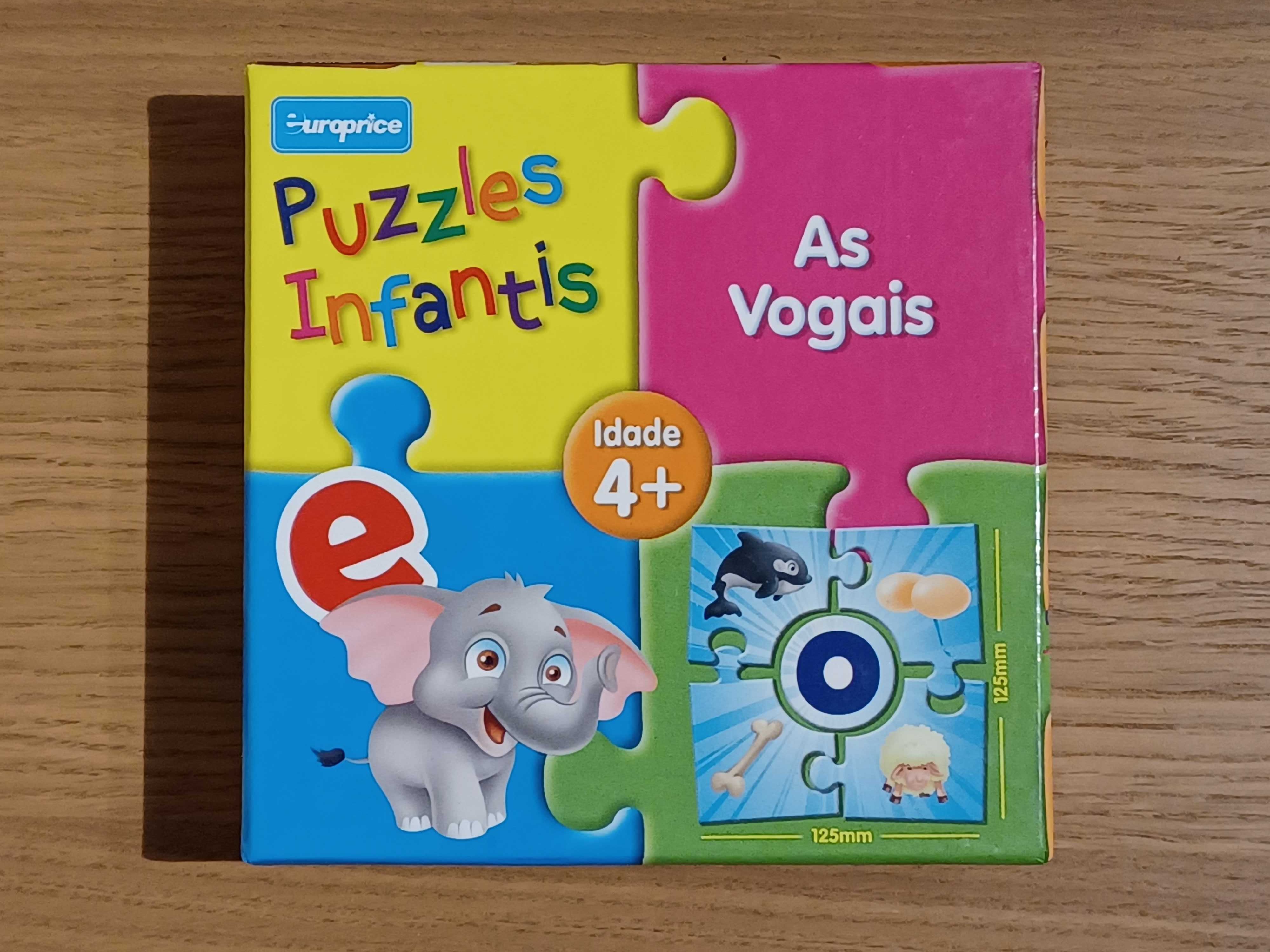 Puzzles infantis As Vogais