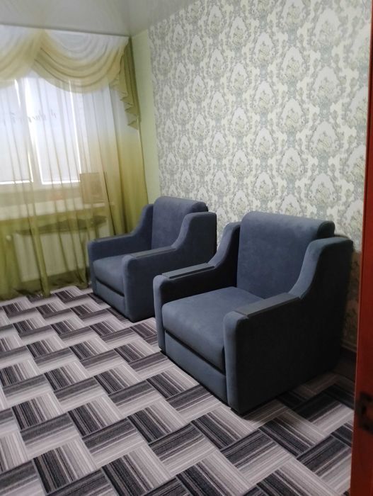 Крісло-ліжко, матеріал анти-кіт, сірого кольору