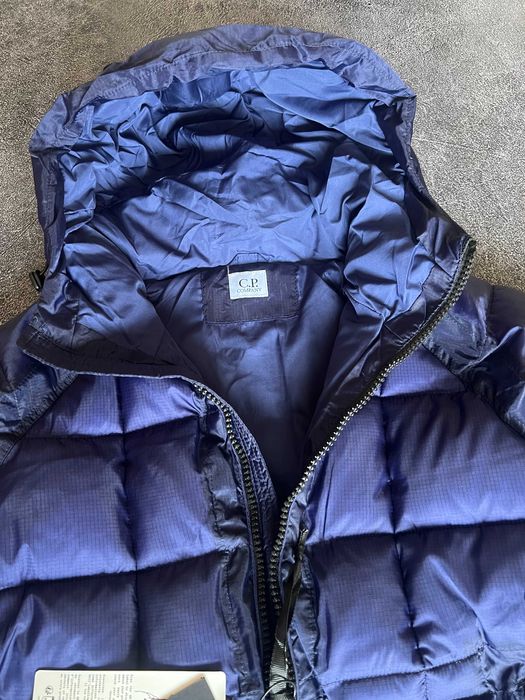 Пуховик CP Company DD Shell Puffer Grey Blue