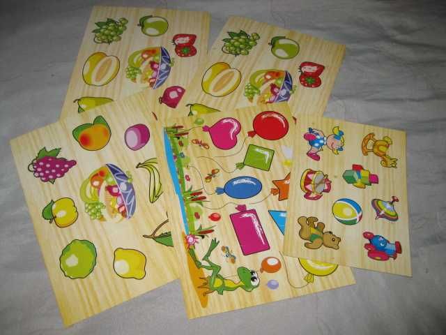 Мягкие пазлы пазли Фрукти Геометричні фігури Фигуры Игрушки Іграшки