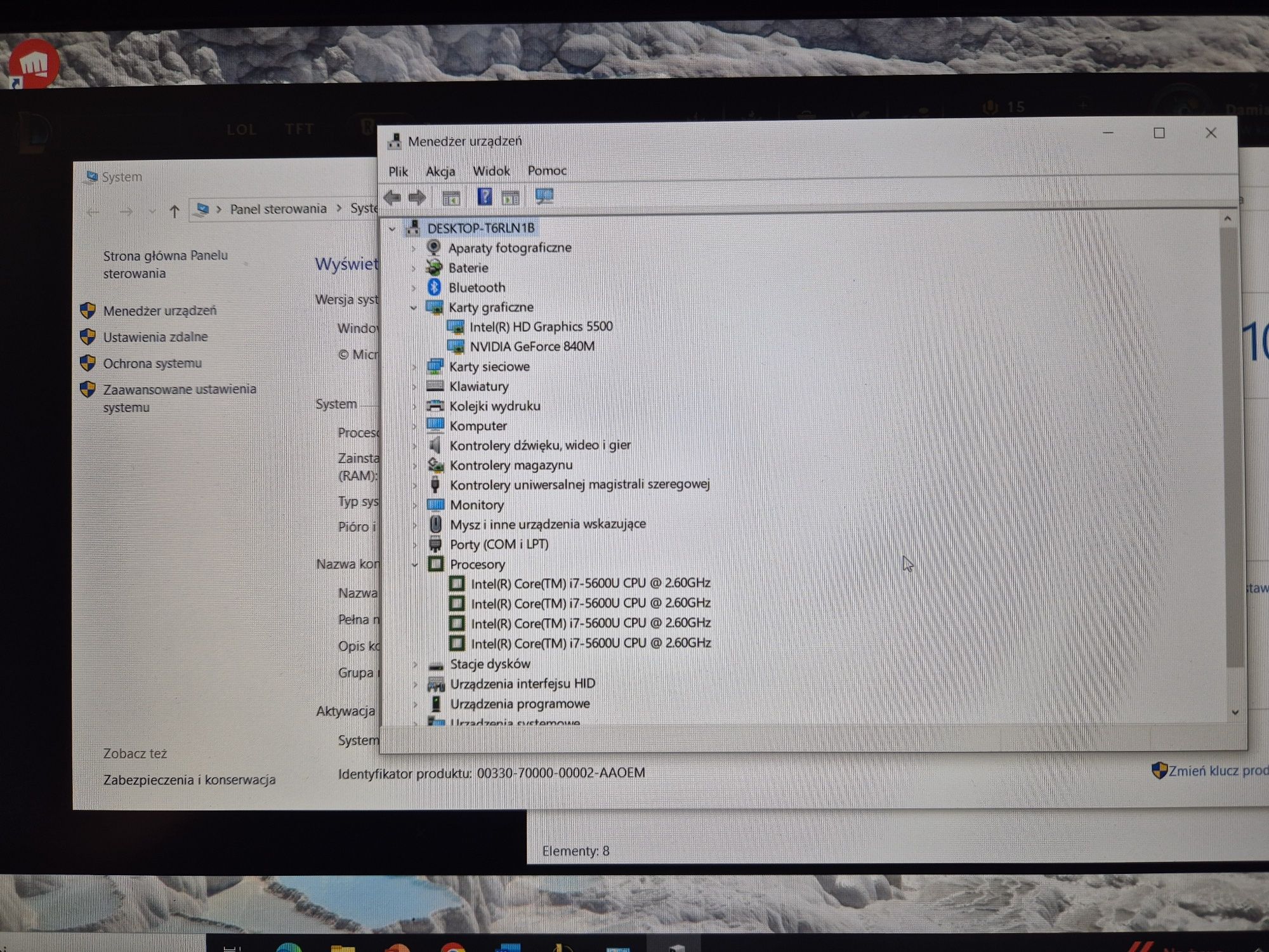 Dell latitude 5550 i7-5600/Nvidia GT840/ 8GB RAM/ SSD 256