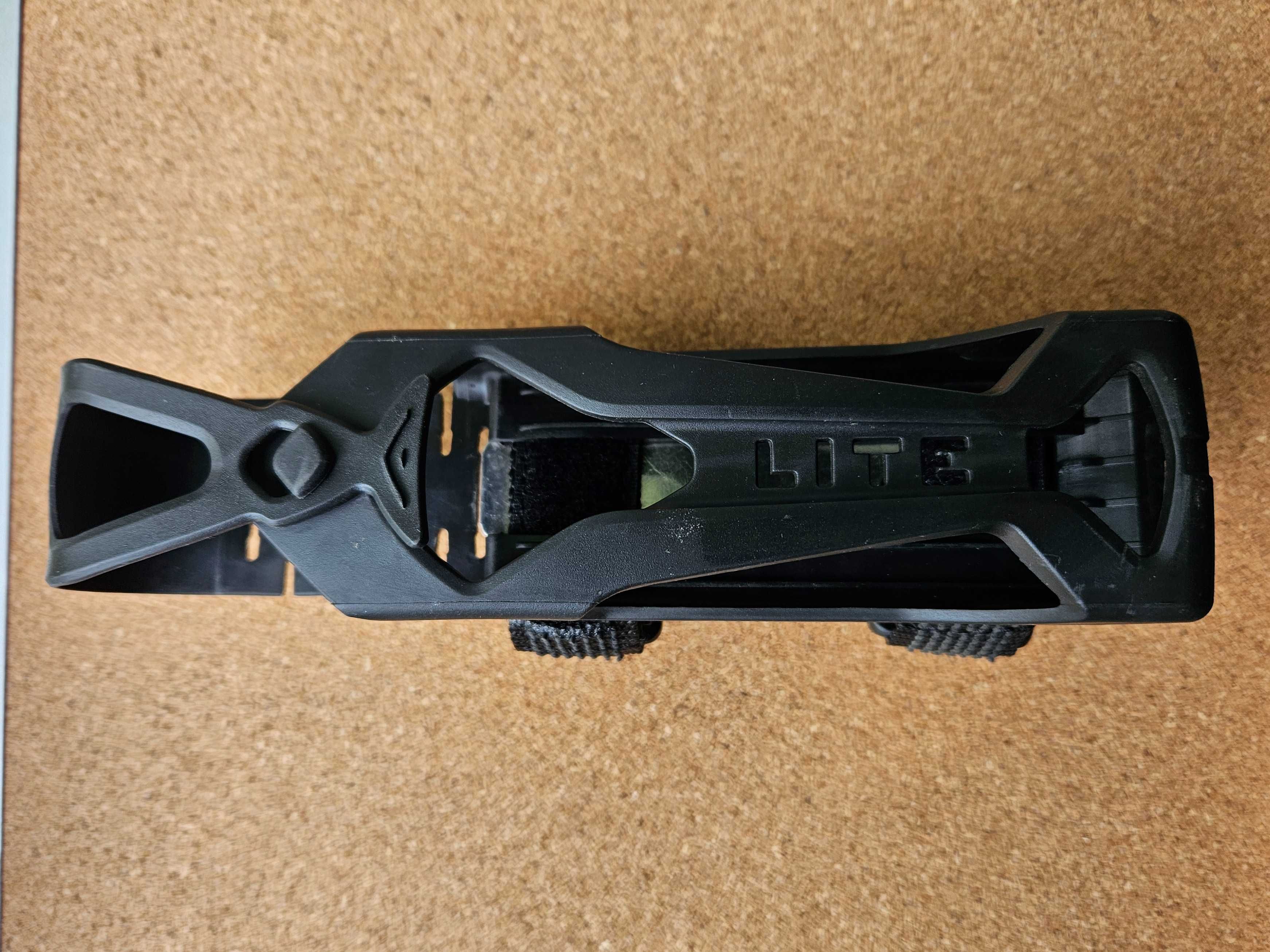 Zapięcie rowerowe czarne Abus BORDO Lite 6050 + uchwyt ST 6050/85