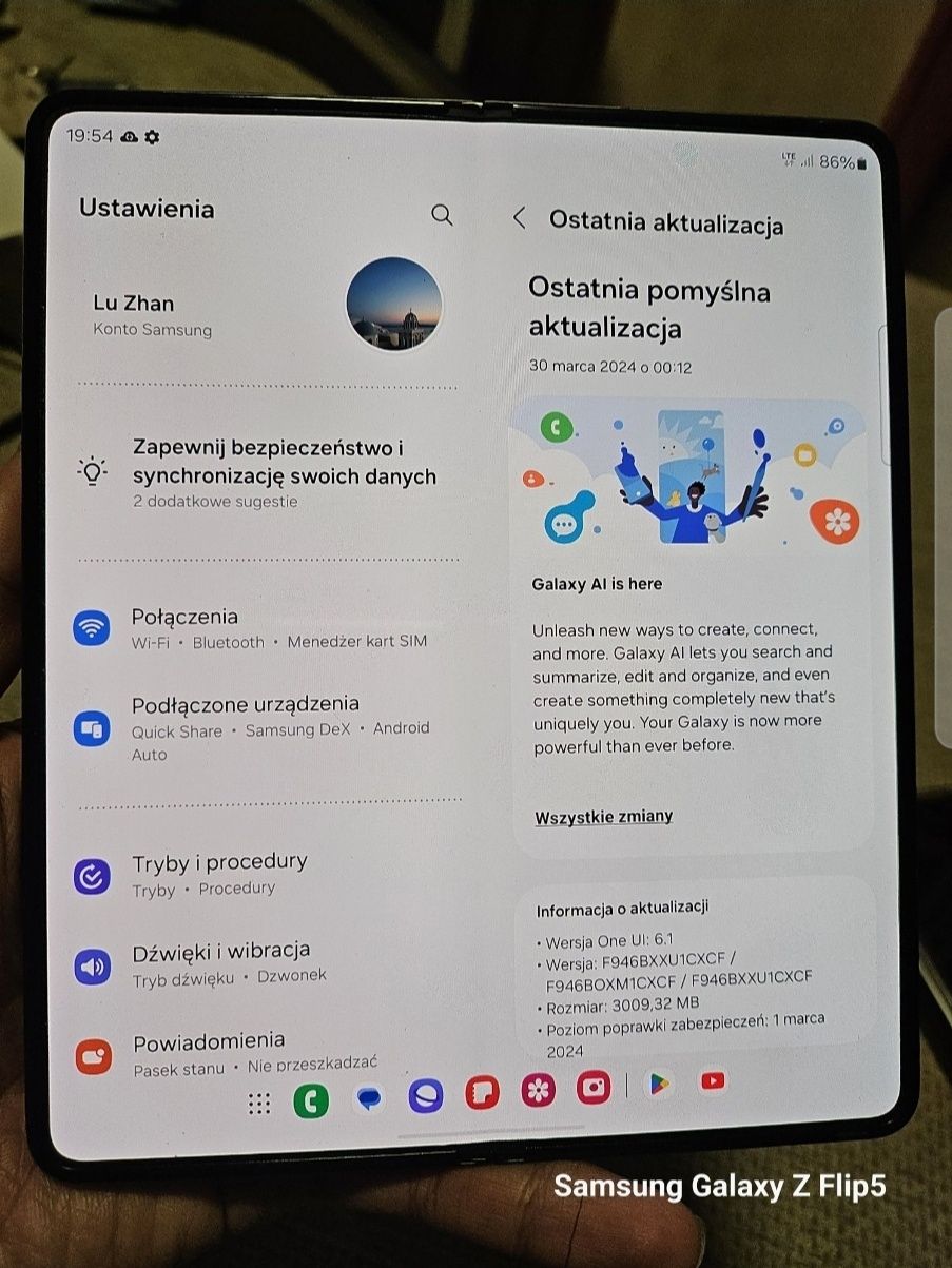 Samsung Z Fold 5 na Samsung.pl,i Galaxy AI,20 miesięcy gwarancji