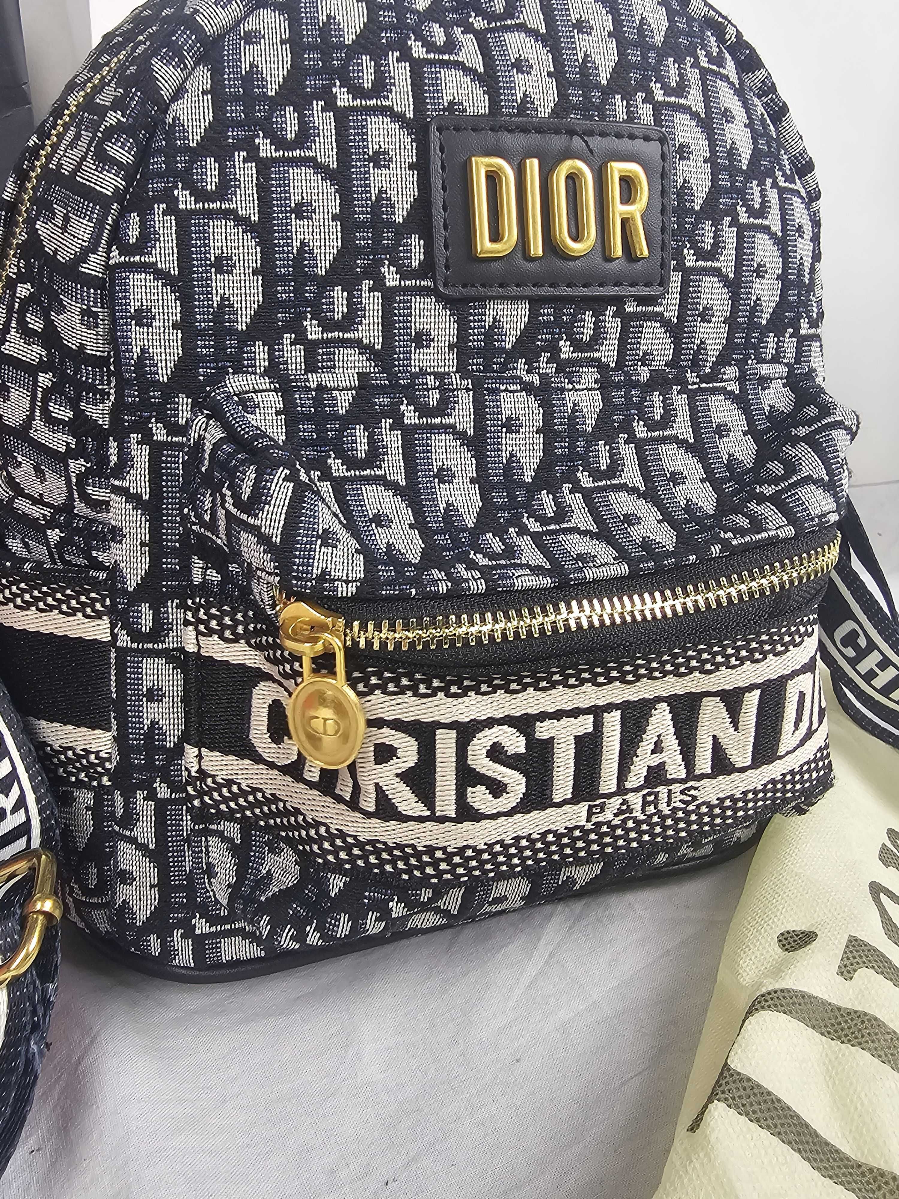 Torba plecak Christian Dior nowość monogram plecaczek mini nowość