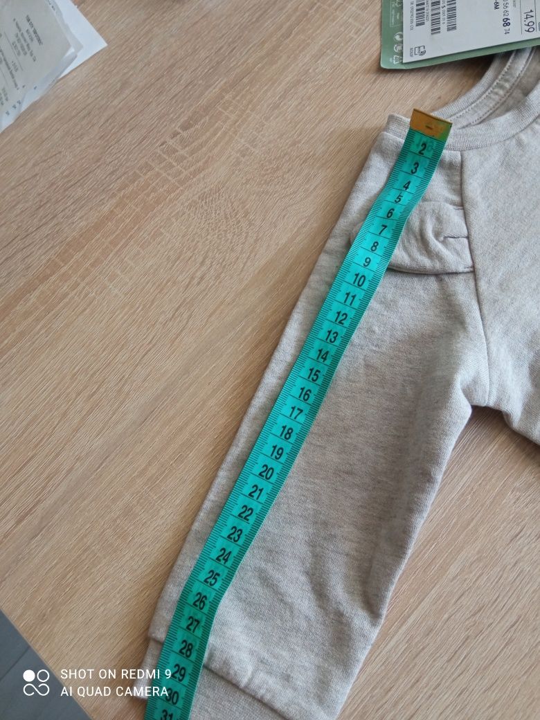 Дитячий одяг бу кофта штани боді Комплект для малюка рубашка та штанці